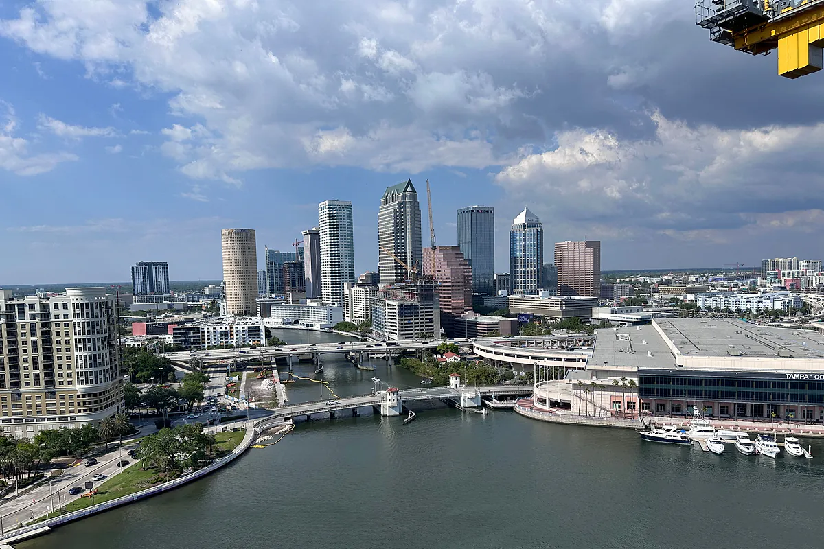 Downtown Tampa skyline and waterfront
