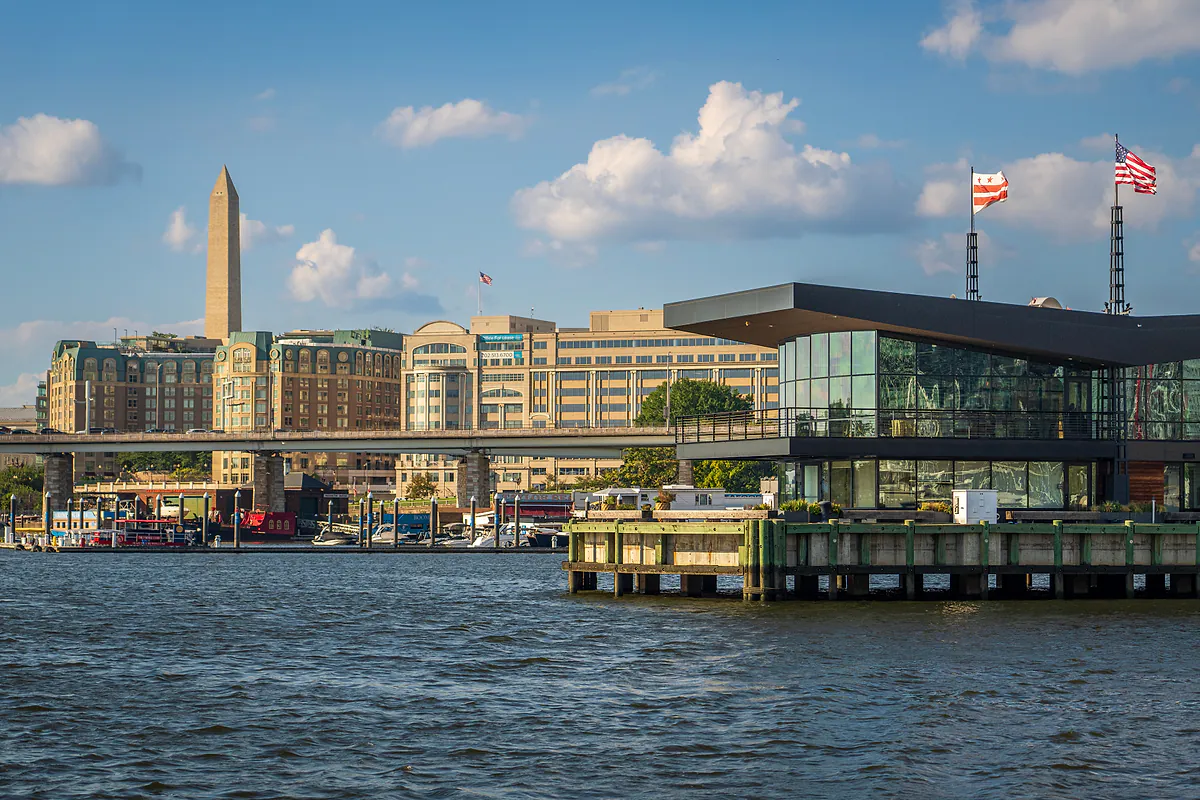 The Wharf waterfront in Washington, DC
