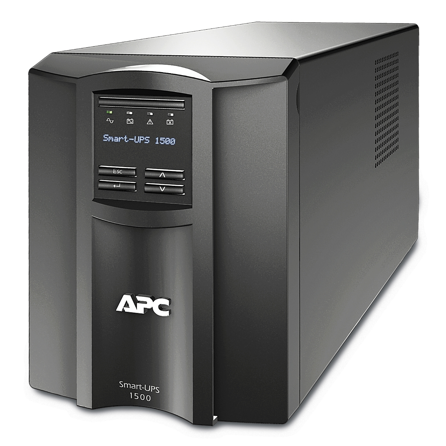 APC Smart-UPS SMT1500C tower UPS, three-quarter front view