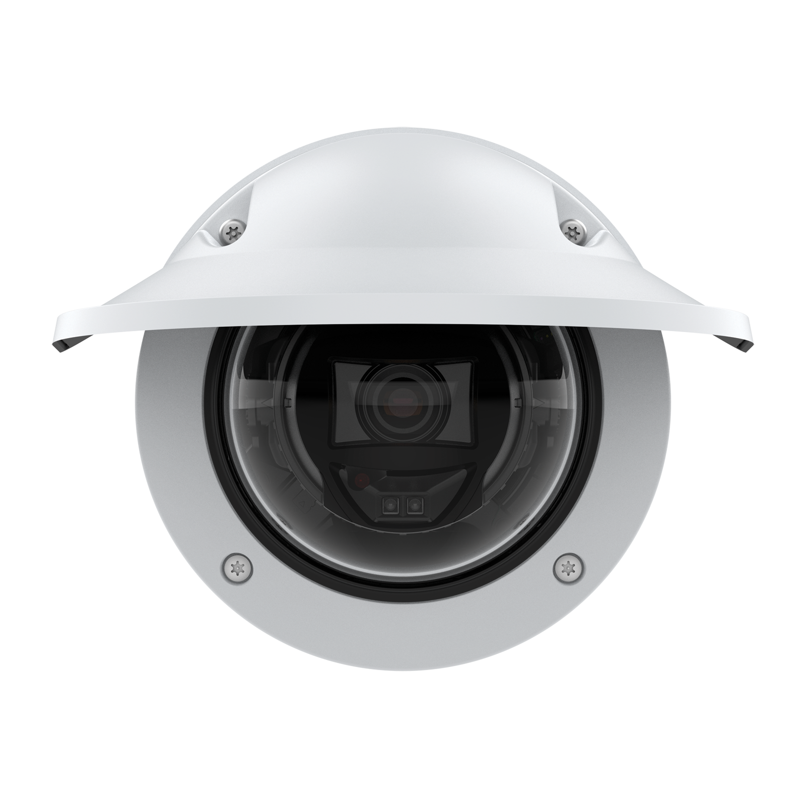 AXIS P3265-LVE dome camera with weather shield, front view