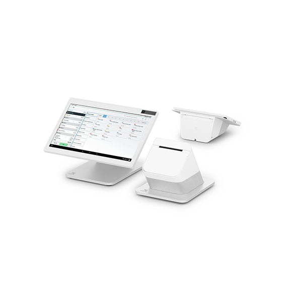 Clover Station Duo point-of-sale system, isolated product view