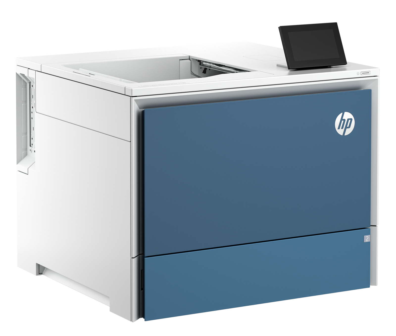 HP Color LaserJet Enterprise 5700dn printer, three-quarter front view