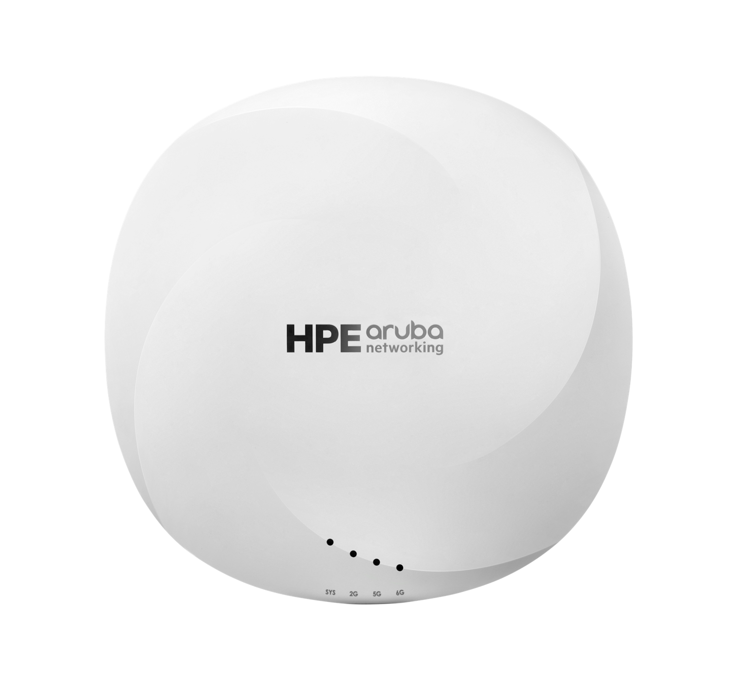 HPE Aruba Networking AP-635 wireless access point, front view