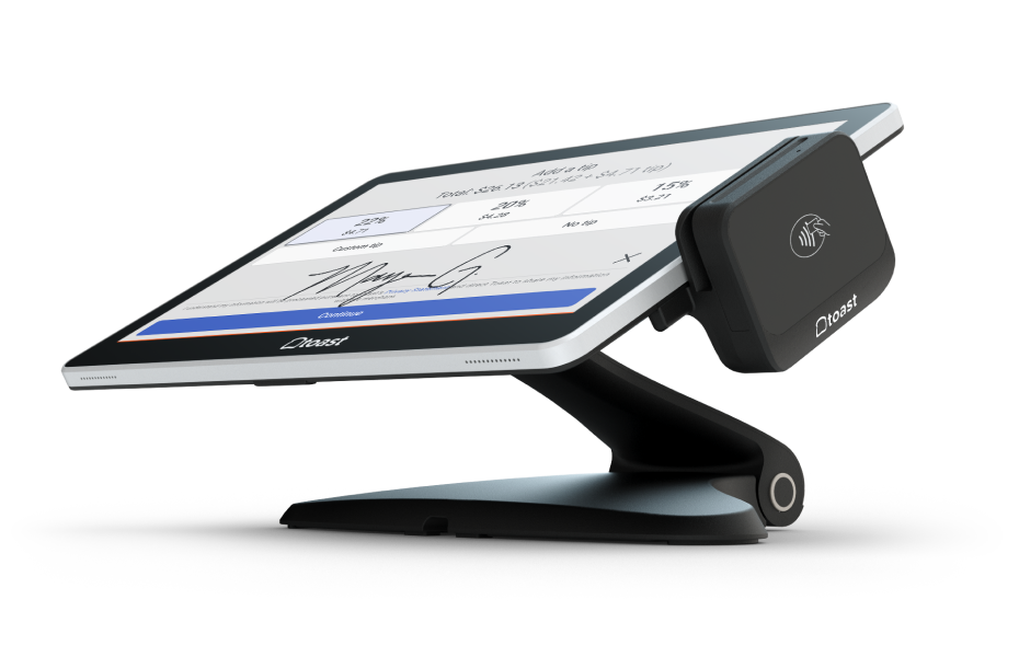 Toast Flex 3 countertop point-of-sale terminal, isolated product view