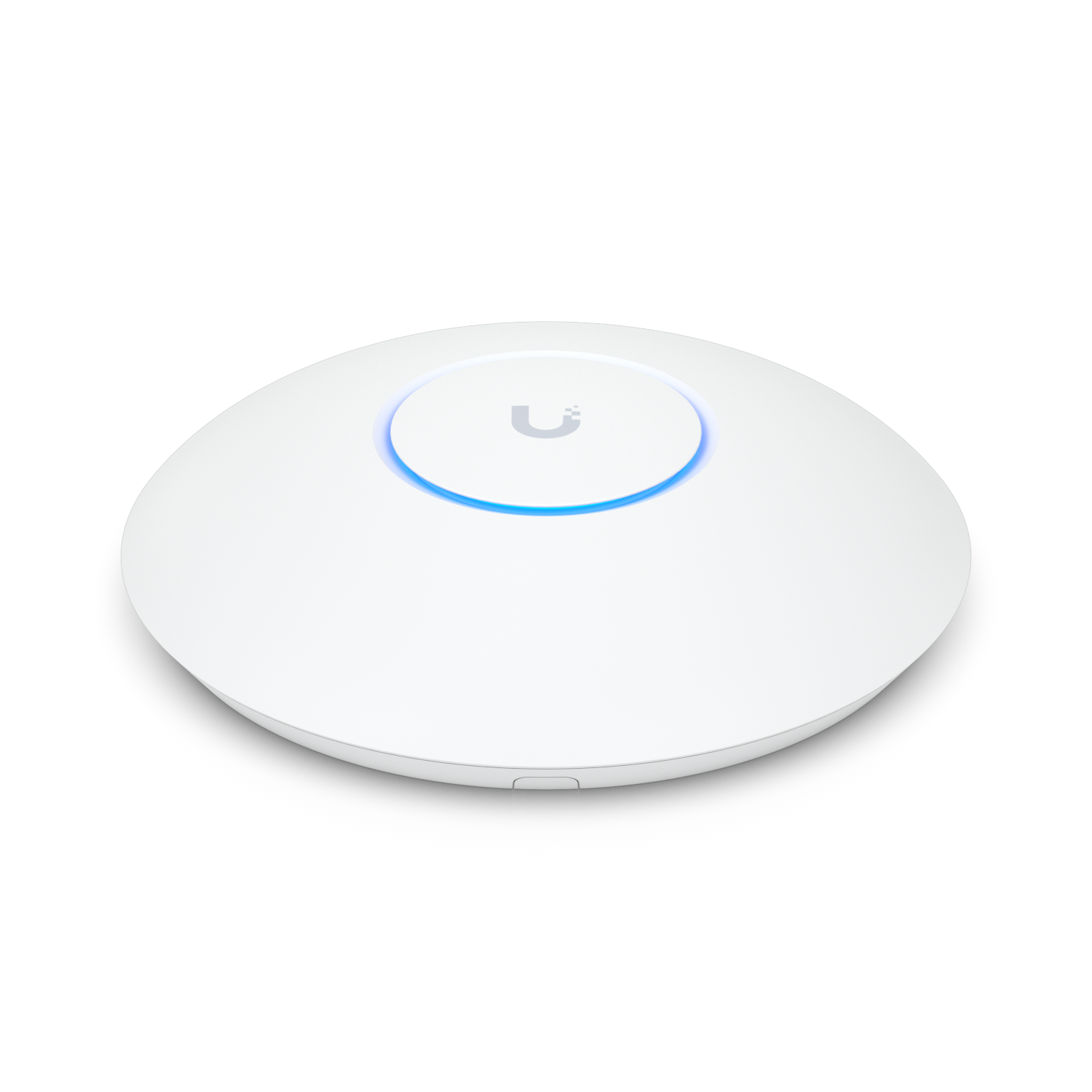 Ubiquiti UniFi U7 Pro ceiling-mounted access point, three-quarter view