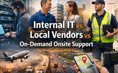 Internal IT vs Local Vendors vs On-Demand Onsite Support